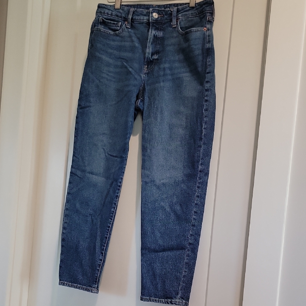 Old Navy Women's High-Rise Jeans - Medium Blue